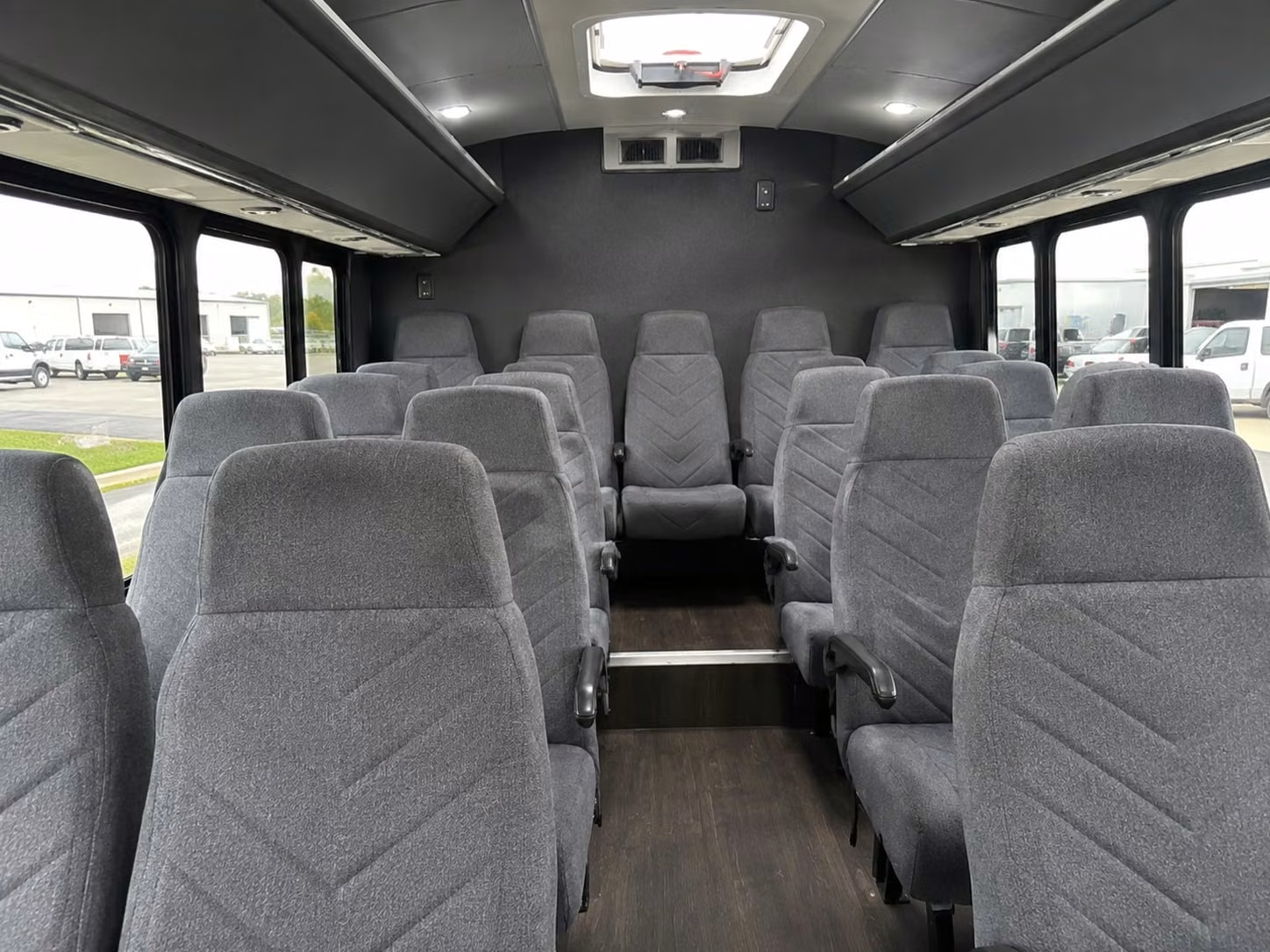 15 passenger minibus interior