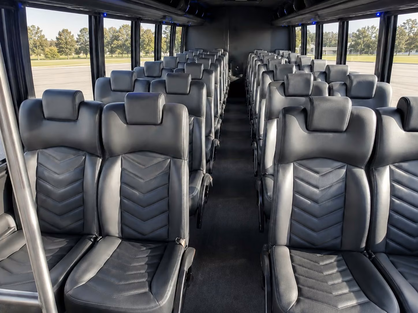 20 passenger minibus interior