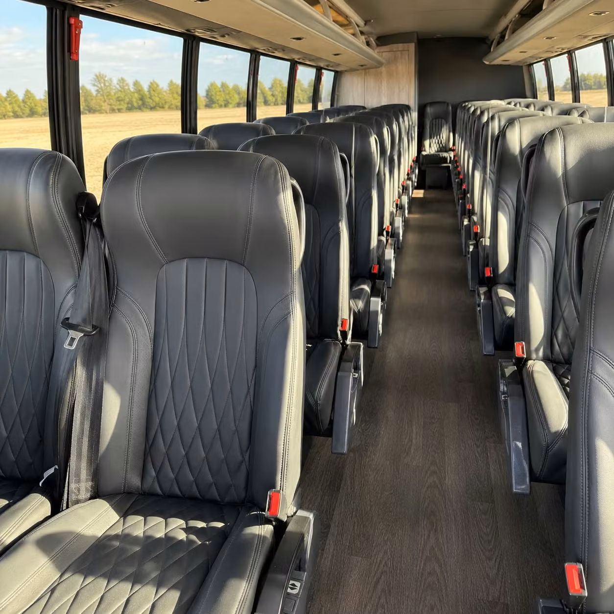 35 passenger minibus interior