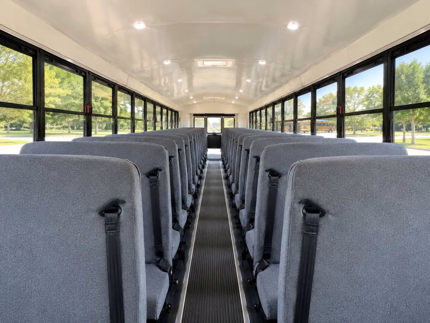 school bus interior